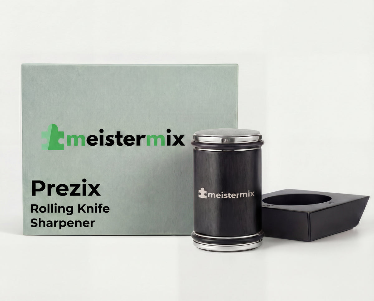 Prezix - Rolling Knife Sharpener with 4 Angles (Schwarz)