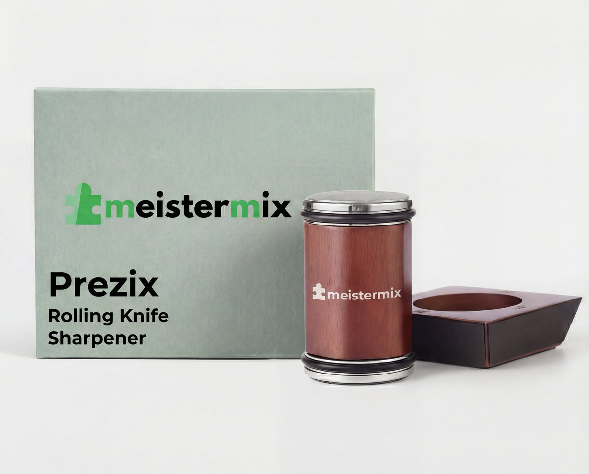 Prezix - Rolling Knife Sharpener with 4 Angles (Schwarz)