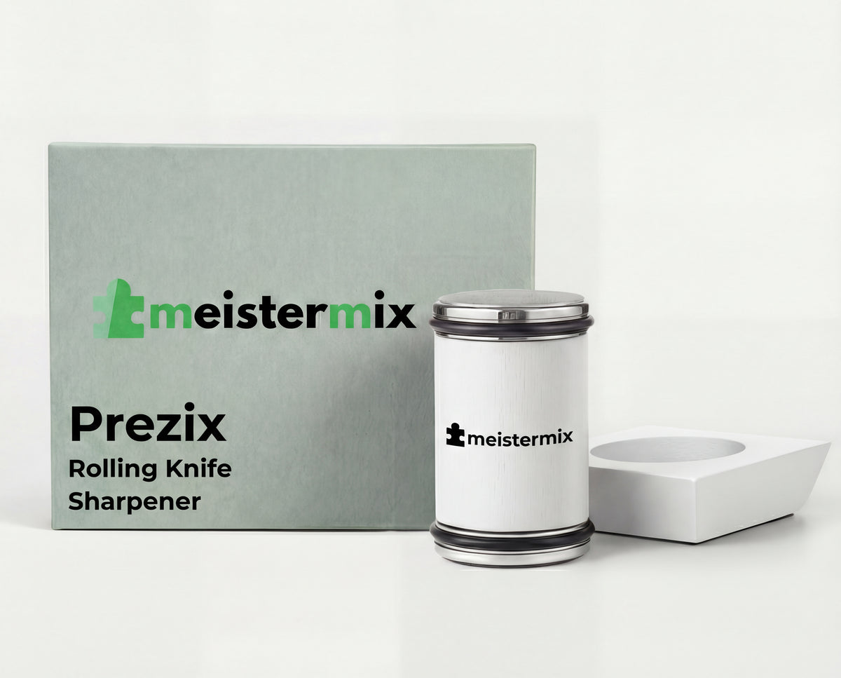 Prezix - Rolling Knife Sharpener with 4 Angles (Schwarz)