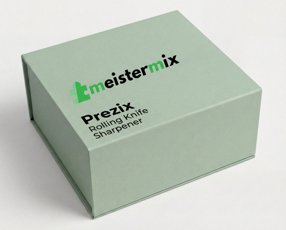 Prezix - Rolling Knife Sharpener with 4 Angles (Schwarz)